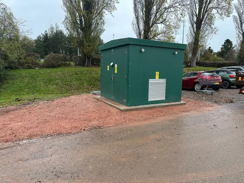 New packaged substation supplying the EV charging hub